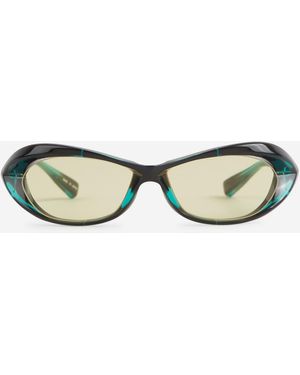 FACTORY900 Fa-241 Round Sunglasses - Green