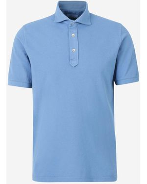 Santa Eulalia Polo Liso Algodón - Blu