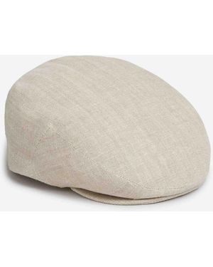 Lock & Hatters Florida Linen Beret - White