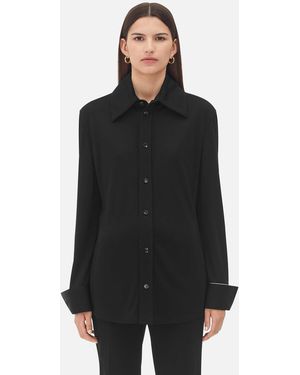 Bottega Veneta Camisa Negra Para Hombre, Mujer, Talla - Negro