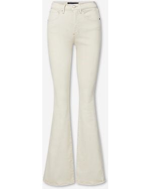 Veronica Beard Jeans Flare Beverly - Blanco