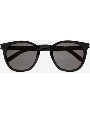 Saint Laurent Round Sunglasses - Black