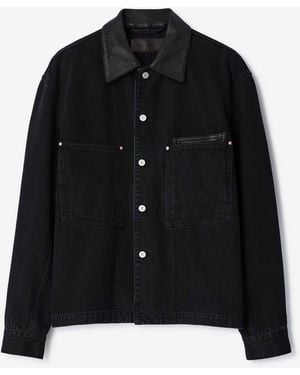 Lemaire Chaqueta Denim Algodón - Negro