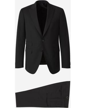 SCABAL® Formal Wool Suit - Black