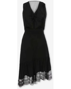 Victoria Beckham Vestido Midi - Negro