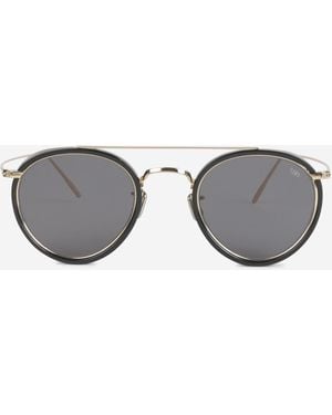 Eyevan 7285 Round Sunglasses 762 - Grey