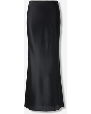 Cult Gaia Gonna Maxi Satin - Nero