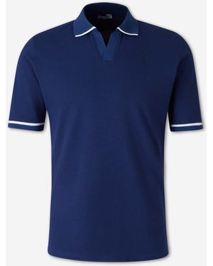 Santa Eulalia Cotton Polo Shirt - Blue