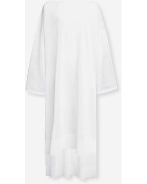 Alaïa Vestido Maxi Caftán - Blanco