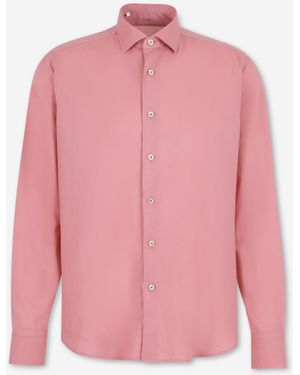 Santa Eulalia Plain Cotton Shirt - Pink