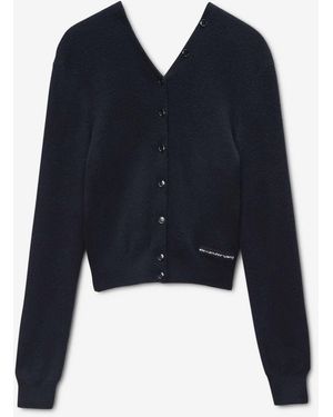 Alexander Wang Woll-Cardigan - Blau