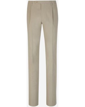 Santa Eulalia Cotton Pants - Natural