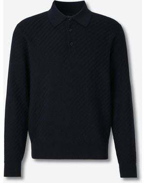 Brioni Polo Neck Sweater - Blue
