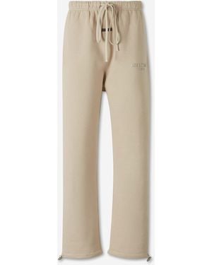 Fear Of God Cotton Logo Joggers - Natural