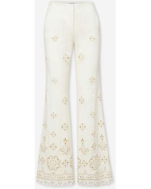 Veronica Beard Pantalones Komi - Blanco