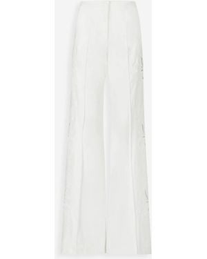 Costarellos Pantaloni A Gamba Larga Yana - Bianco