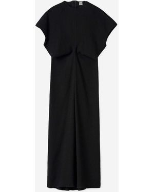 TOTEME Maxi Wool Dress - Black