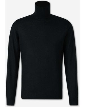 Santa Eulalia Thin Turtleneck Jumper - Black