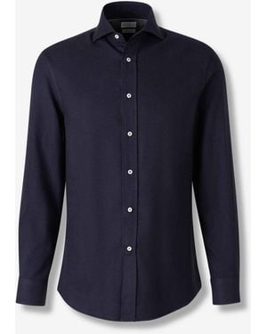Brunello Cucinelli Plain Dress Shirt - Blue