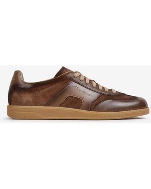 Santoni Dbs Oly Sports Shoes - Brown