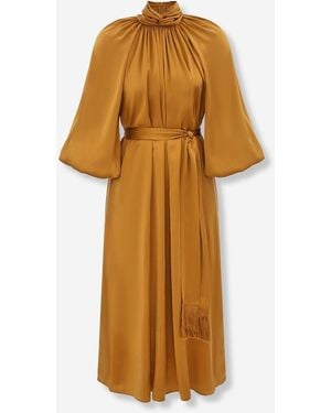Zimmermann Abito Midi - Giallo
