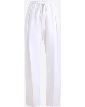 KHAITE Pantaloni Trenton - Bianco