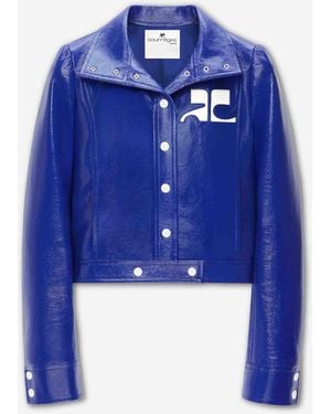 Courreges Vinyl Jacket Reissue - Blue