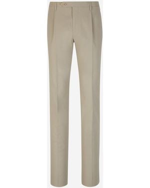 Santa Eulalia Cotton Pants - Natural