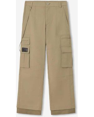 Carrera Weite Cargo-Hosen - Natur