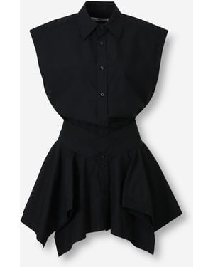 Alexander Wang Mini Shirt Dress - Black