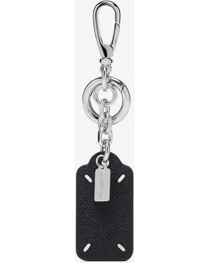 Maison Margiela Double Tag Keychain - White