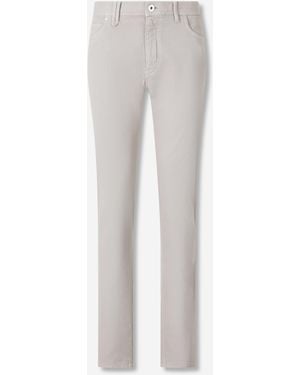 Brioni Jeans Dritti Chamonix - Bianco