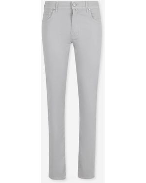 Jacob Cohen Bard Straight Leg Trousers - Grey