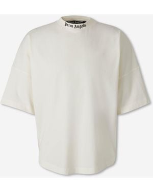 Palm Angels Short Sleeve T-Shirt - White