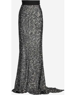 Maticevski Falda Maxi Rhyme - Blanco