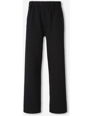 Jacquemus Plain Cotton Sweatpants - Black