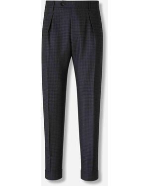 Santa Eulalia Wool Dress Trousers - Blue
