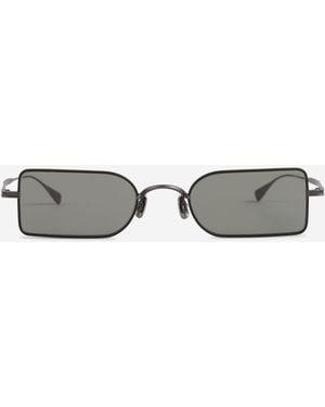 Eyevan 7285 Rectangular Sunglasses - Gray