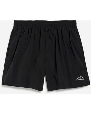 Balenciaga Costume Da Bagno Semplice - Nero