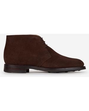 Crockett & Jones Suede Boots - Brown