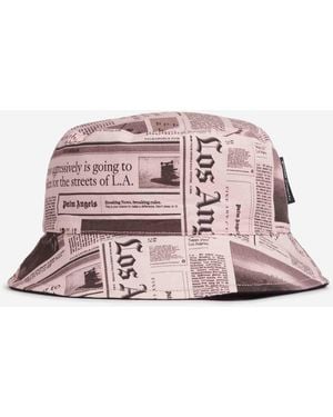 Palm Angels Bucket Hat - Pink