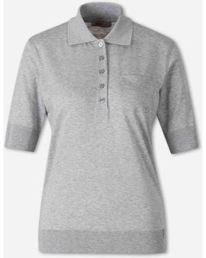 Herno Polo Manga Corta - Gris