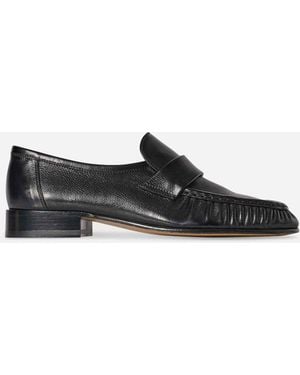 The Row Gathered Loafers - White