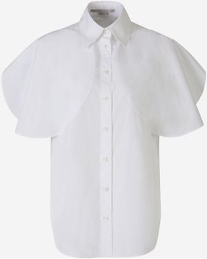 Stella McCartney Plain Poplin Blouse - White