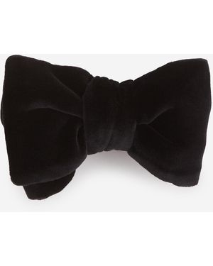 Tom Ford Velvet Bow Tie - Black