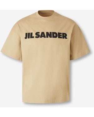 Jil Sander T-Shirt Col Rond - Neutre