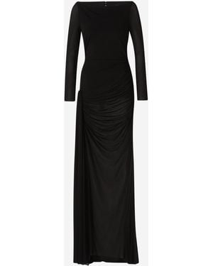 Safiyaa Maxi Knitted Dress - Black