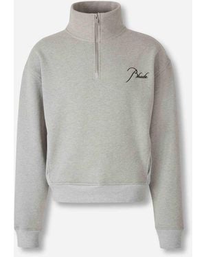 Rhude Hochkragen-Sweatshirt - Grau