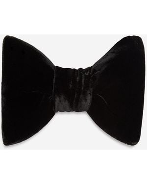 Tom Ford Velvet Bow Tie - Black