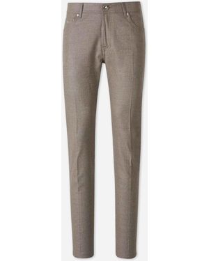 Marco Pescarolo Pantalon En Cachemire - Gris